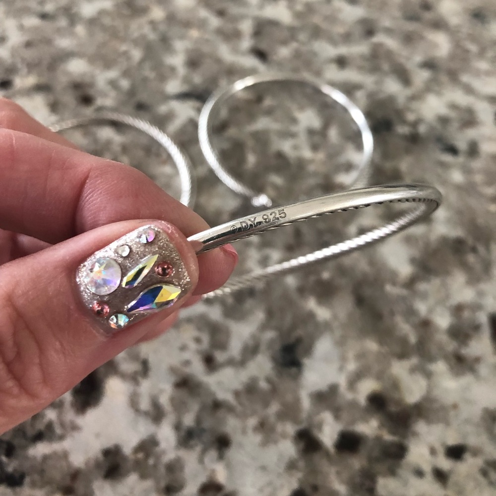 David Yurman Sterling Silver Twisted Rope Bangle